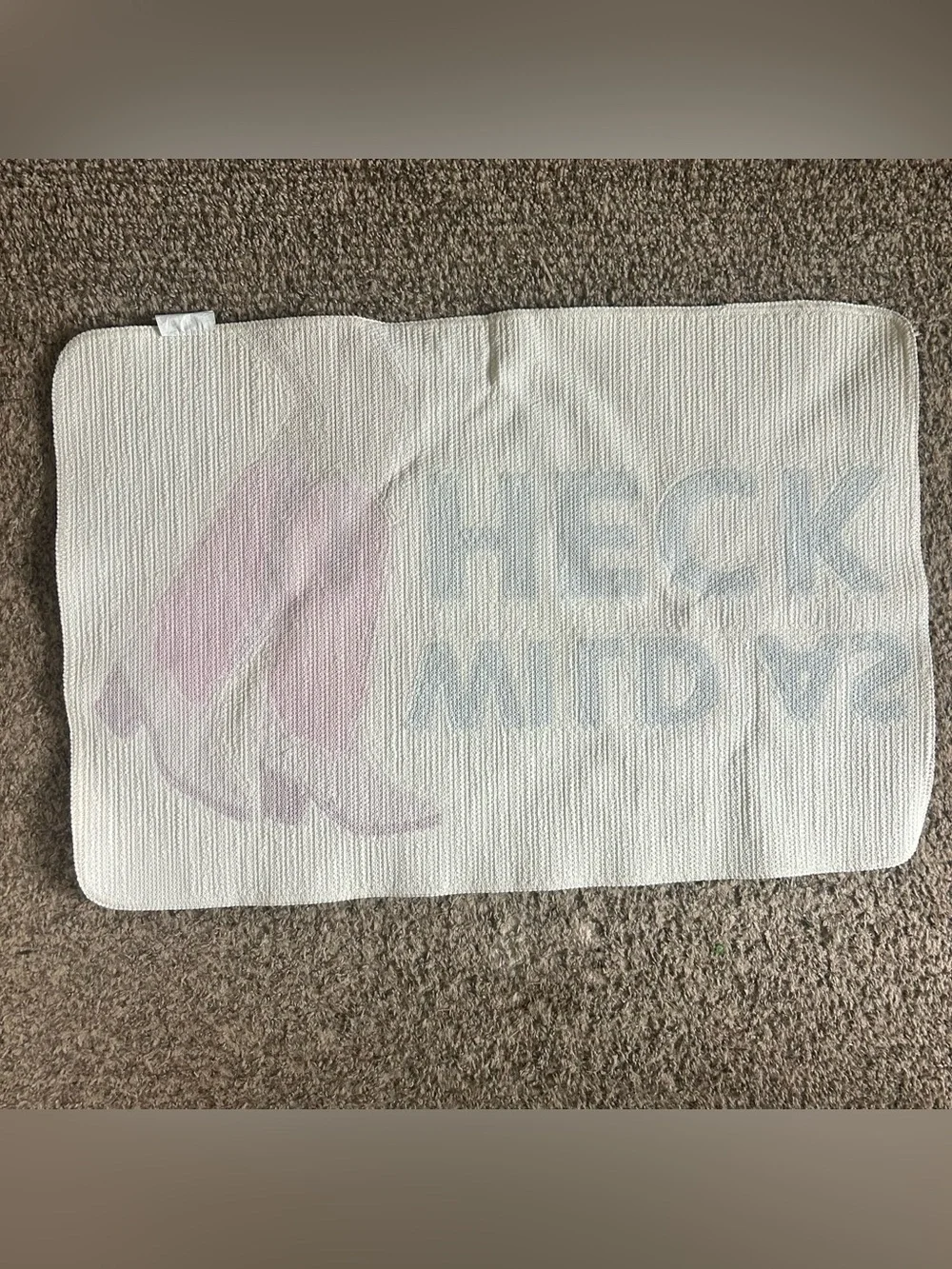 Wild as Heck Pink Cowboy Boots Bath Mat
